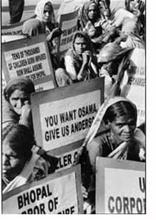 Beschrijving: Bhopal demonstratie 2 india
